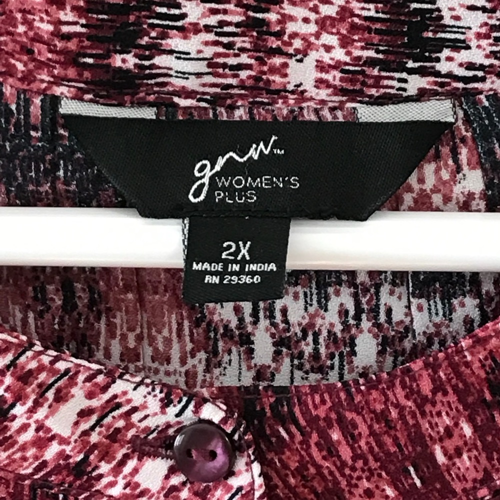 GNW Patterned Blouse - Picture 4 of 6